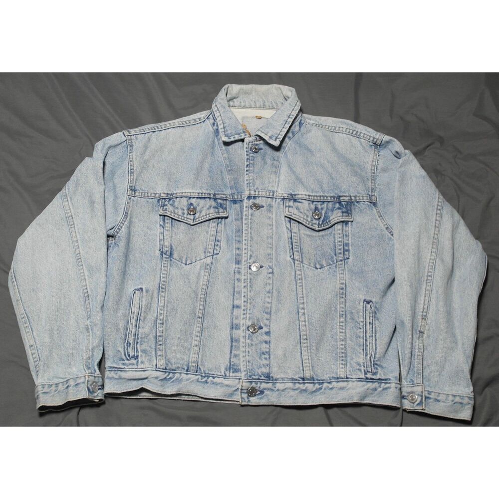 Gap Vintage Denim Jacket Men's Size L Blue Jean Trucker